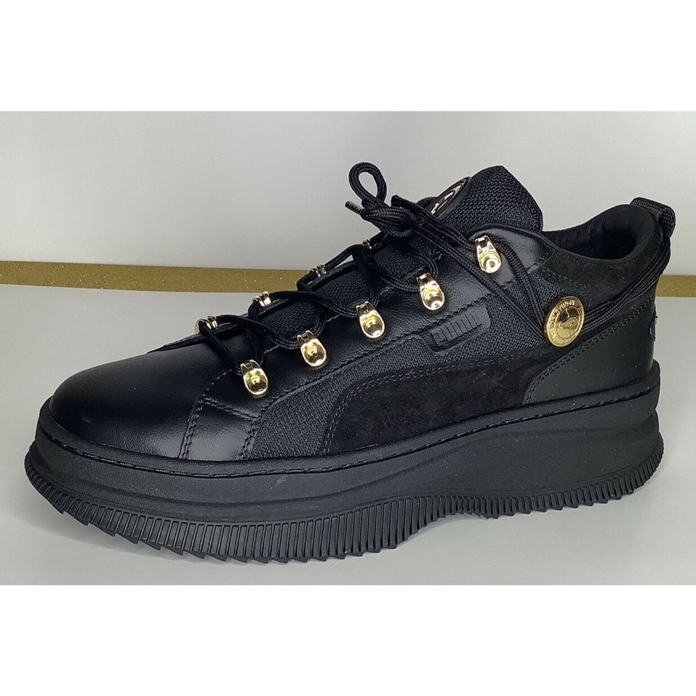Authentic Deva X Balmain Puma Black sneakers  women's size 10